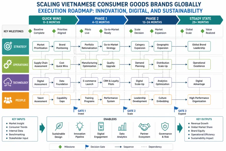 Roadmap — Market Innovators: Transforming Vietnam’s Consumer Goods for Global Appeal