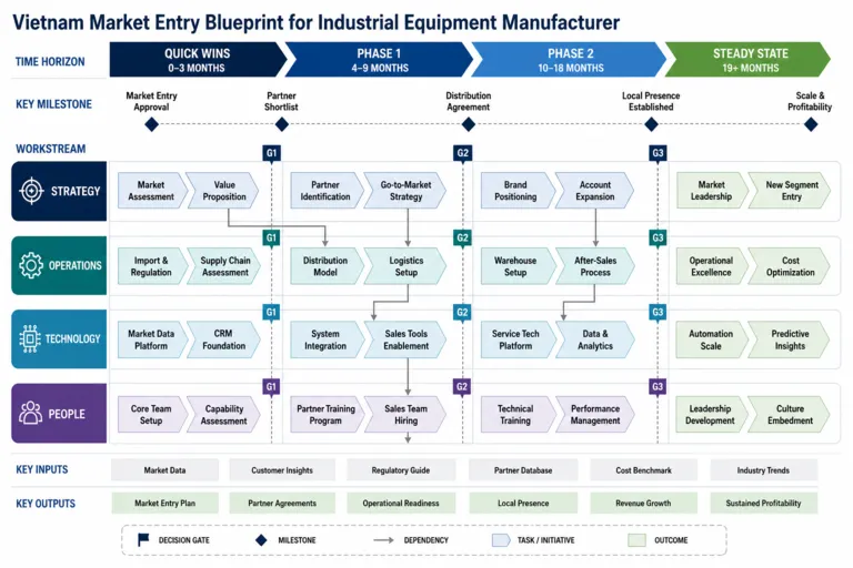 Roadmap — Gateway Vietnam: Enabling a Global Manufacturer’s Successful Market Entry