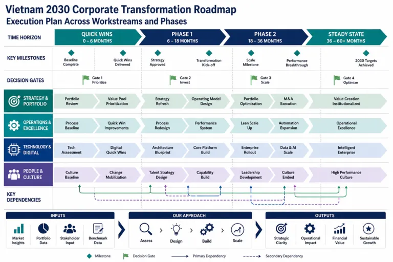 Roadmap — Vision 2030 Vietnam: Crafting a Long-Term Corporate Transformation Roadmap