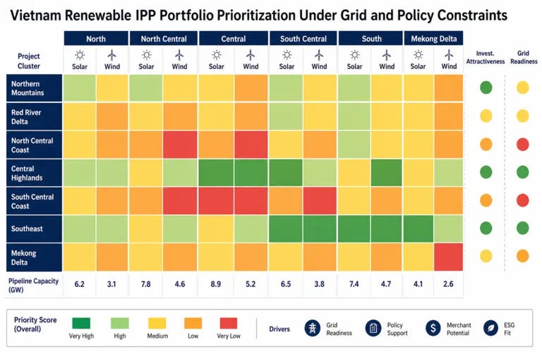 Heatmap — Renewable Horizons Vietnam: Accelerating Solar and Wind Integration
